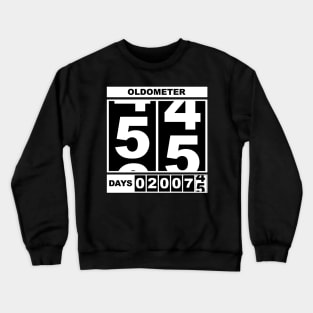 55th Birthday Oldometer Crewneck Sweatshirt